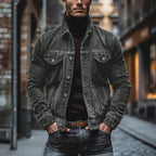 Bryn Giacca in Velluto da Uomo – Giacca Workwear Retrò Casual Chic