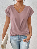 Yasmine Top para Mujer – Blusa Elegante Escote V Casual Chic Moderna