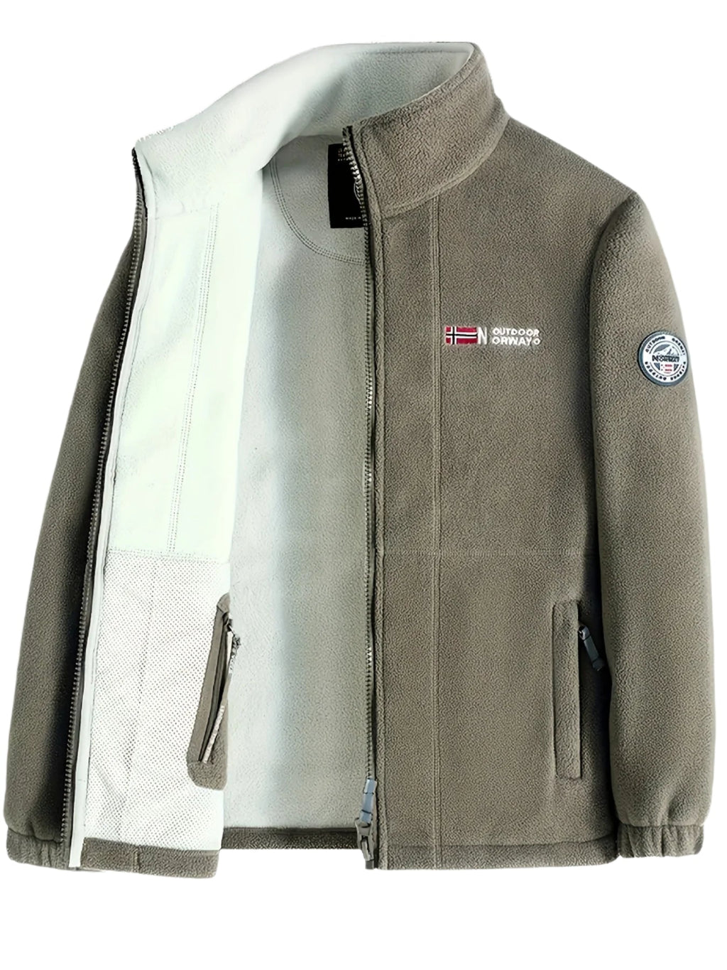 James Veste polaire pour homme – Doublure thermique outdoor et respirante