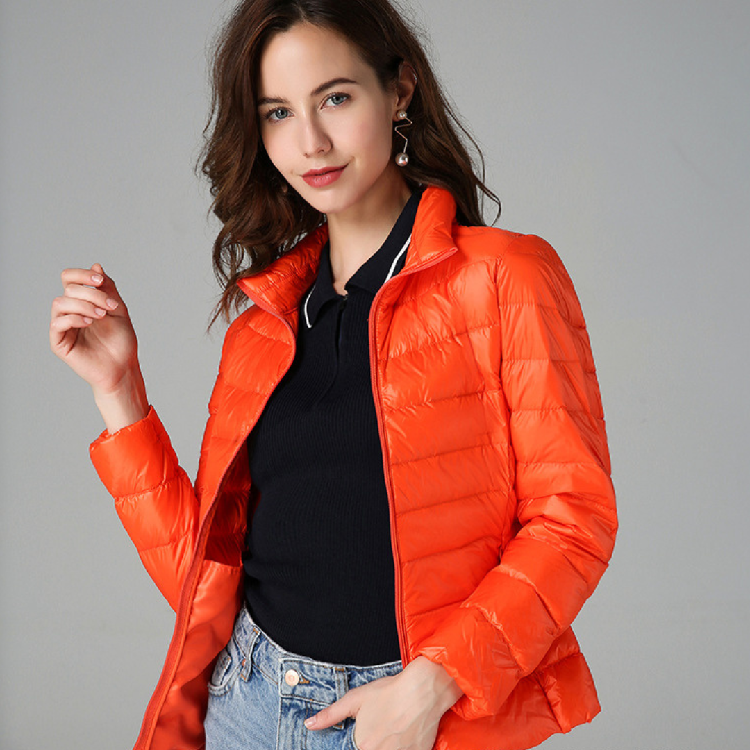 Aurora Chaqueta Impermeable para Mujer – Abrigo Ligero Waterproof Chic