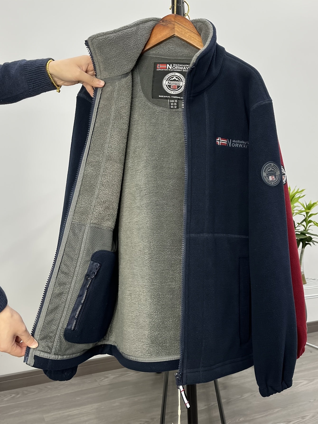 James Chaqueta Polar para Hombre – Forro Outdoor Térmico y Transpirable