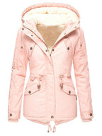 Claire Veste d'Hiver pour Femme – Manteau Imperméable Élégant avec Capuche