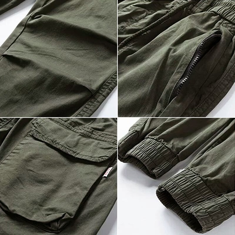 David Pantalon cargo stretch pour homme – Jogger urbain confortable en spandex