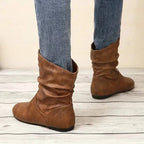 Amara Botines de Cuero para Mujer – Botas Elegantes Antideslizantes Premium Chic