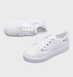 Alena Zapatillas Blancas para Mujer – Sneakers Casual Cómodas Minimalistas
