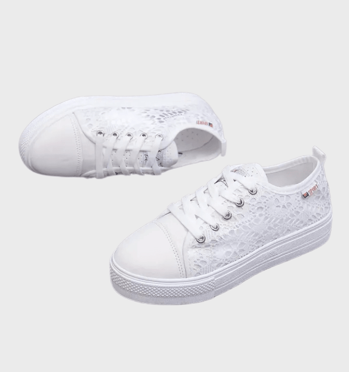 Alena Zapatillas Blancas para Mujer – Sneakers Casual Cómodas Minimalistas
