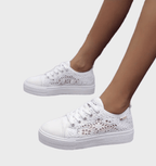 Alena Zapatillas Blancas para Mujer – Sneakers Casual Cómodas Minimalistas
