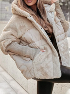 Valeria Veste d’Hiver pour Femme – Manteau Multicolore Chaud et Moderne