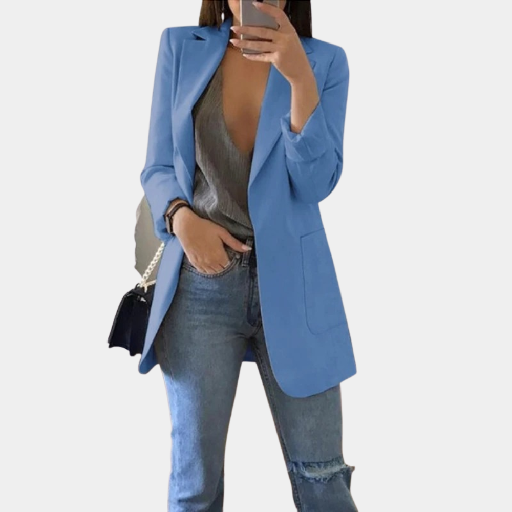 Bella Blazer para Mujer – Americana Elegante Casual Chic Moderna
