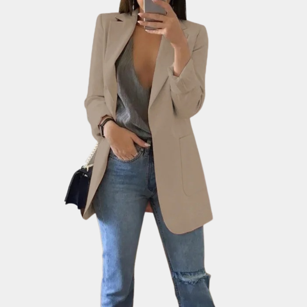 Bella Blazer para Mujer – Americana Elegante Casual Chic Moderna