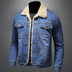 Jackson Veste en Jean pour Homme – Blouson Denim Doublé Décontracté et Moderne
