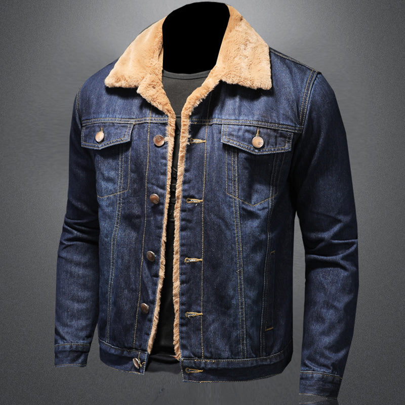 Jackson Chaqueta Vaquera para Hombre – Cazadora Denim Forrada Casual y Moderna