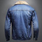 Jackson Veste en Jean pour Homme – Blouson Denim Doublé Décontracté et Moderne