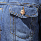 Jackson Veste en Jean pour Homme – Blouson Denim Doublé Décontracté et Moderne