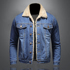 Jackson Veste en Jean pour Homme – Blouson Denim Doublé Décontracté et Moderne
