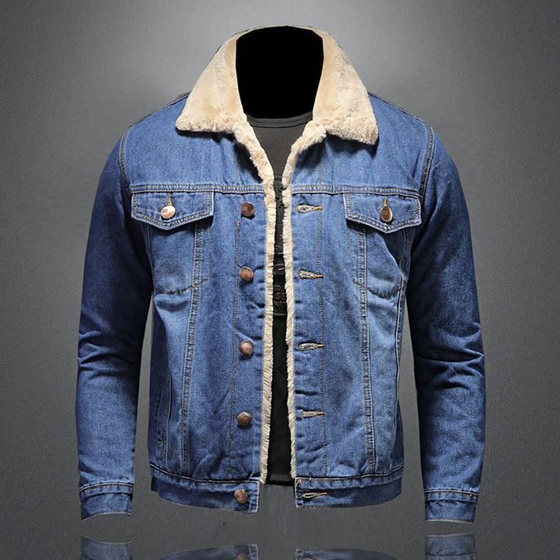 Jackson Chaqueta Vaquera para Hombre – Cazadora Denim Forrada Casual y Moderna