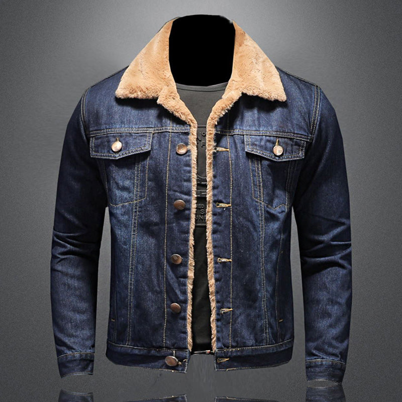 Jackson Chaqueta Vaquera para Hombre – Cazadora Denim Forrada Casual y Moderna