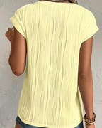 Elise Top Mujer – Manga Murciélago, Cuello Redondo y Tejido Punto Ligero