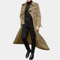 Gabriel Trench da Uomo – Cappotto Lungo Impermeabile con Design Classico Elegante