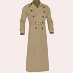 Gabriel Trench da Uomo – Cappotto Lungo Impermeabile con Design Classico Elegante