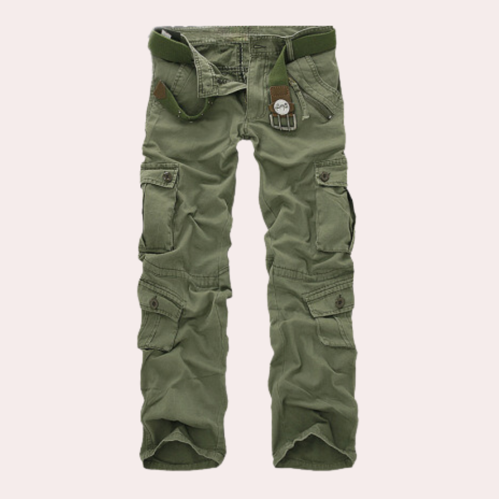Valir Pantalón Cargo para Hombre – Pantalón Casual Streetwear Multi Bolsillos