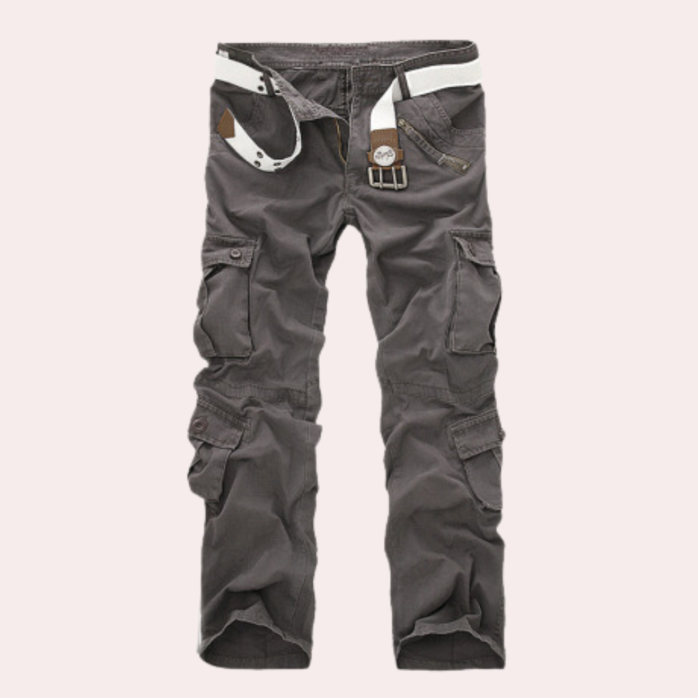 Valir Pantalón Cargo para Hombre – Pantalón Casual Streetwear Multi Bolsillos