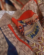 Sophia Kimono Mujer – Kimono Boho de Chifón Transparente con Flecos y Estampado Floral