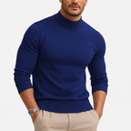 Leonardo Jersey de Cuello Alto para Hombre – Suéter Elegante de Punto Premium