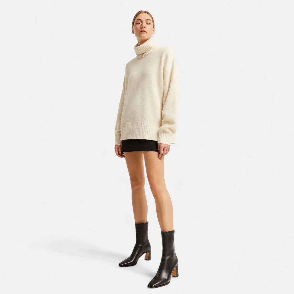 Madison Botines para Mujer – Botas Vintage Punta Cuadrada Invierno Chic