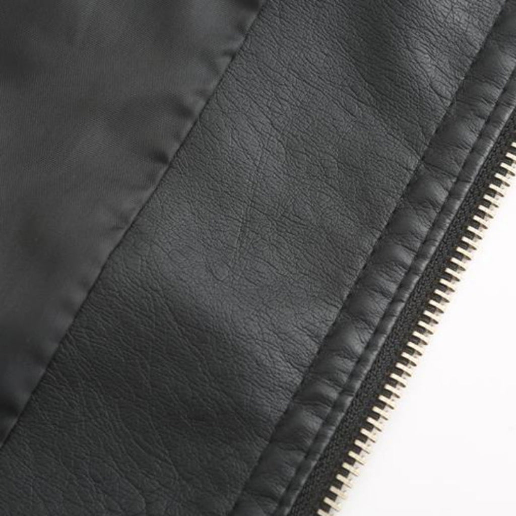 Janiyah Giacca di Pelle da Donna – Giubbotto Elegante con Cerniere Chic