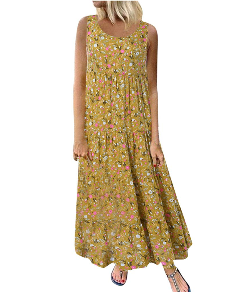 Ariana Vestido Mujer – Vestido Verano Línea A Ligero para Playa y Vacaciones
