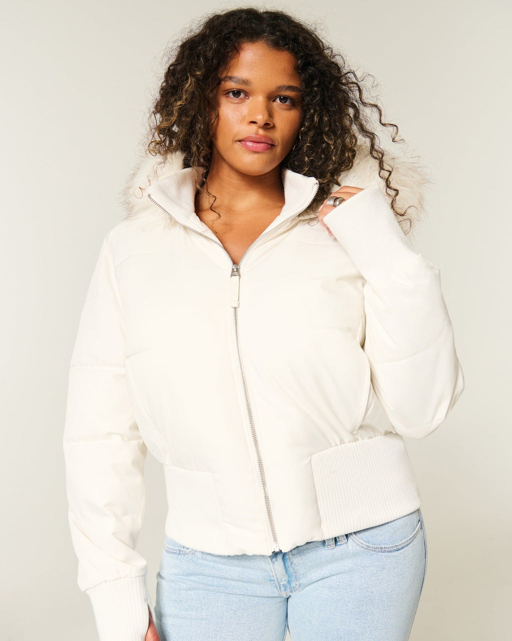 Elena Cappotto Invernale da Donna – Giacca Calda Elegante con Cappuccio