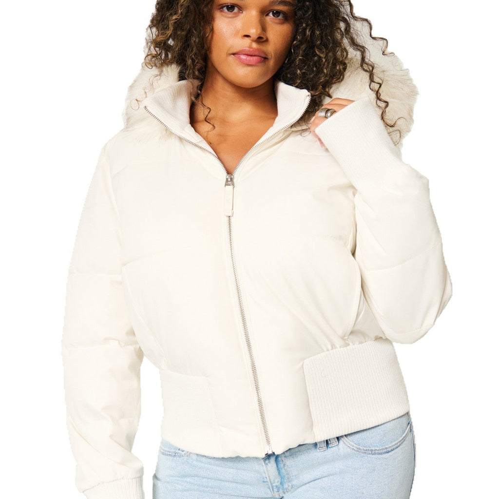 Elena Cappotto Invernale da Donna – Giacca Calda Elegante con Cappuccio