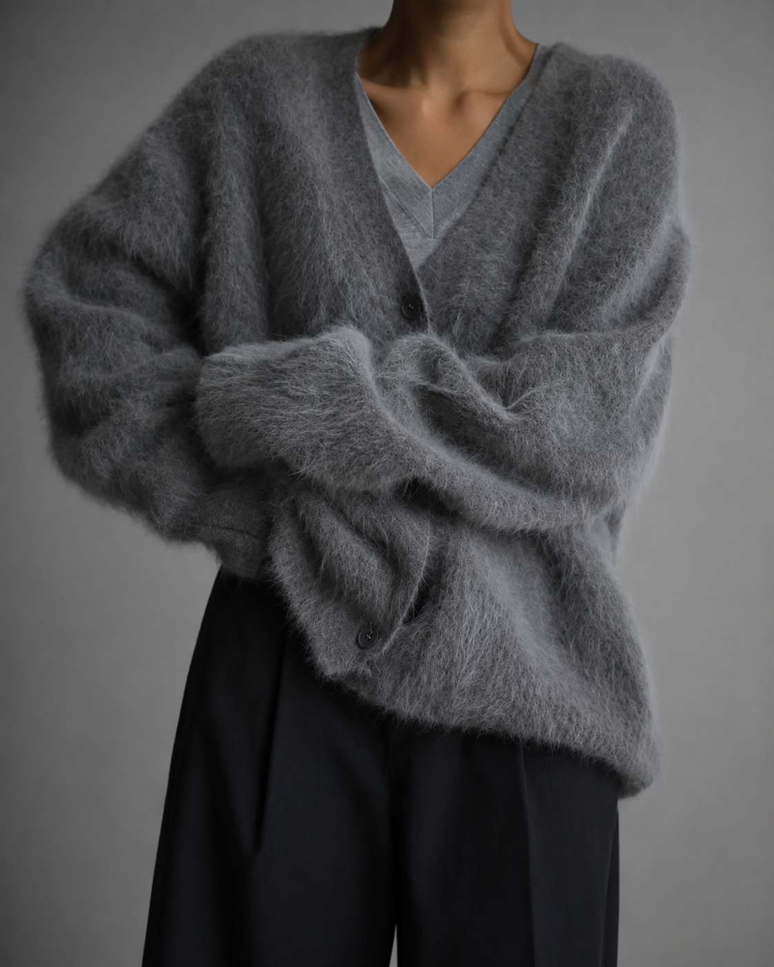 Ella Cardigan de Cachemira Mujer – Corte Amplio, Suave y Transpirable