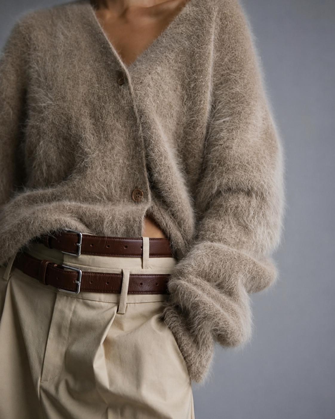 Ella Cardigan de Cachemira Mujer – Corte Amplio, Suave y Transpirable
