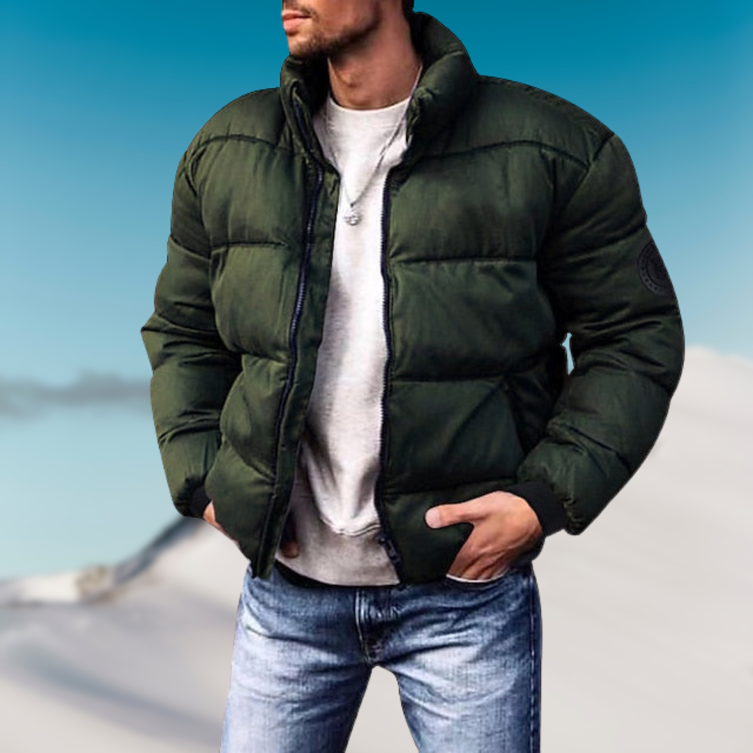 Timo Chaqueta Puffer para Hombre – Abrigo Acolchado Invierno Urbano Moderno