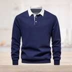 Hugo Polo en jersey pour homme – Pull élégant à manches longues respirant