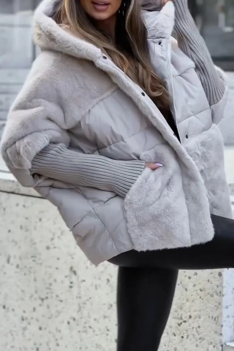 Valeria Veste d’Hiver pour Femme – Manteau Multicolore Chaud et Moderne