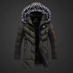 Ryan Cappotto Invernale da Uomo – Giacca Impermeabile Calda con Cappuccio