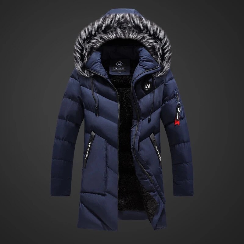 Ryan Cappotto Invernale da Uomo – Giacca Impermeabile Calda con Cappuccio
