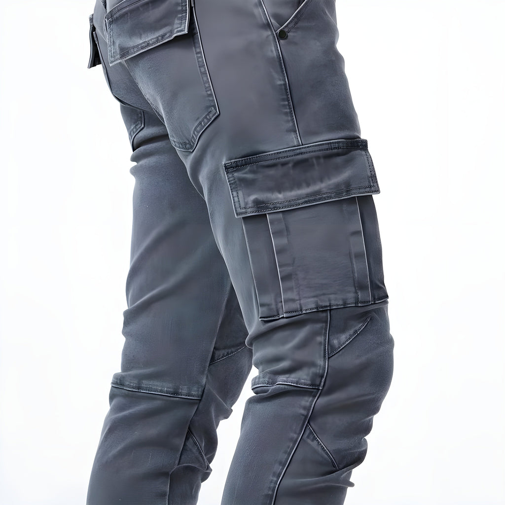 Francois Pantalon cargo jean pour homme – Jeans stretch casual chic