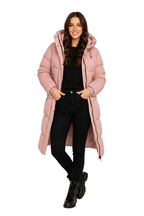 Laura manteau doudoune long pour femme – veste oversize hiver chic chaude