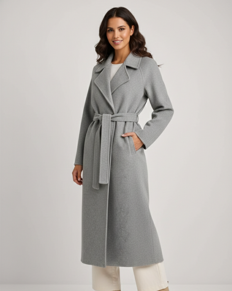 Talitha Abrigo Largo de Lana para Mujer – Abrigo Elegante Premium Invierno Chic