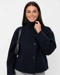 Veste courte Yara pour femme – Blazer élégant à col montant moderne chic