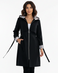 Alyssa manteau imperméable pour femme – veste coupe-vent élégante à capuche