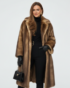 Hélène Manteau Long d'Hiver pour Femme – Manteau Élégant Chic Intemporel
