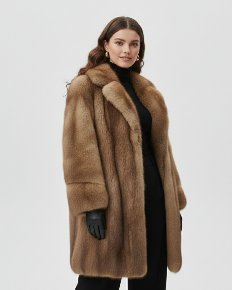 Helene Abrigo Largo de Invierno para Mujer – Abrigo Elegante Chic Atemporal