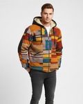 Jameson Gilet Patchwork da Uomo – Felpa Fleece Casual Urbana