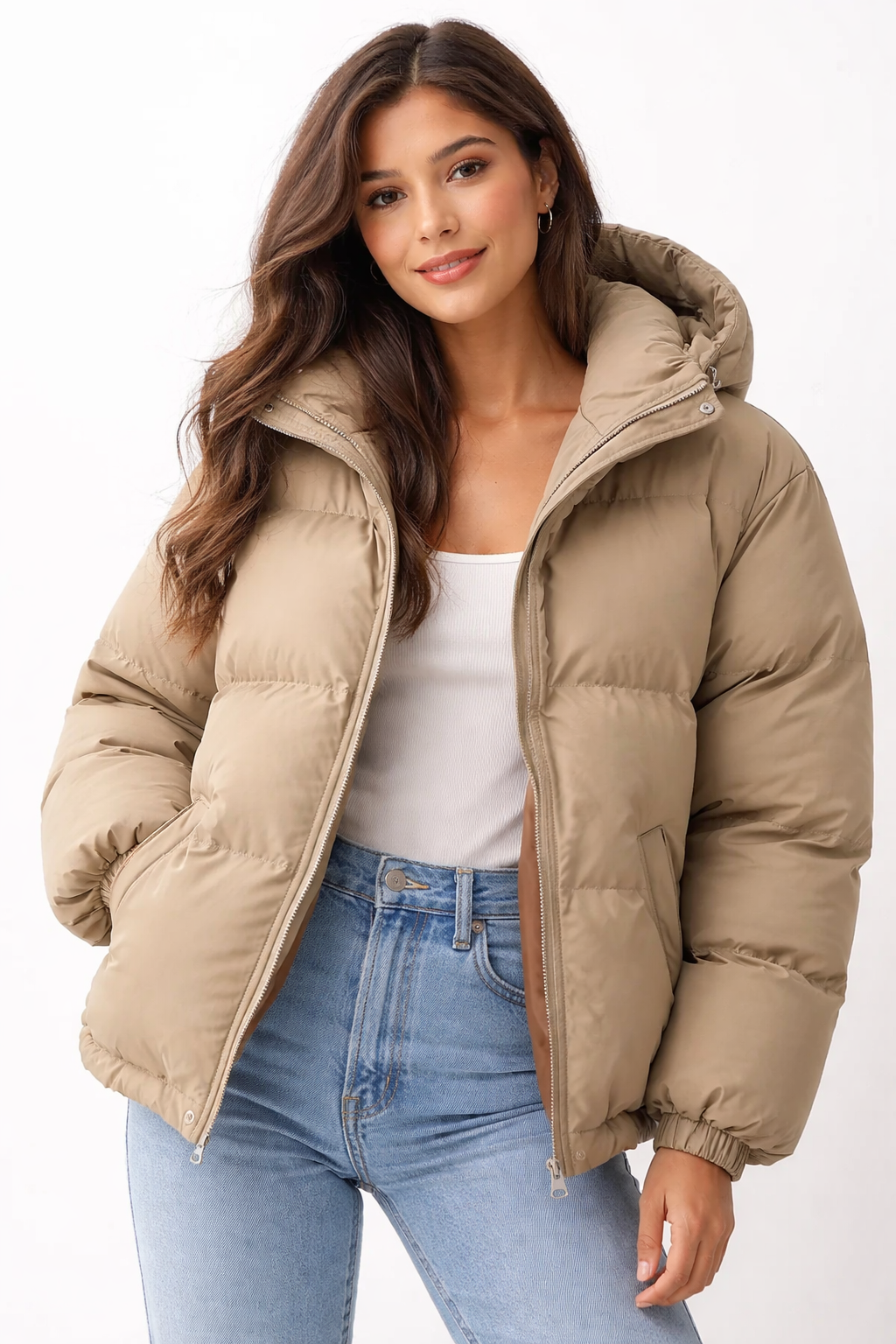 Lilah Chaqueta Acolchada para Mujer – Plumífero Ligero Elegante Invierno Chic