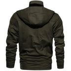 Liam Veste Militaire Homme – Manteau Imperméable avec Doublure Polaire et Taille Ajustable